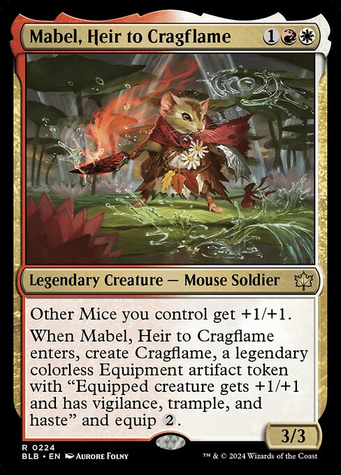Mabel, Heir to Cragflame | BLB #224 | Nonfoil | English, catalog image