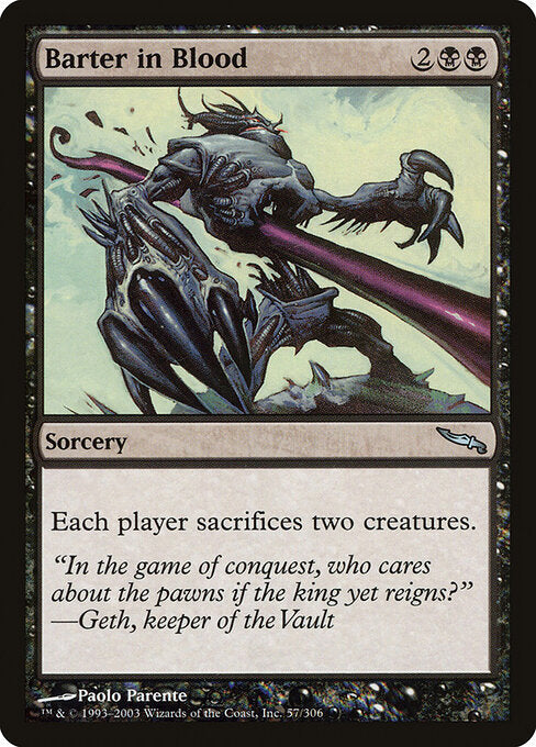 Barter in Blood | MRD #57 | Foil | English, catalog image