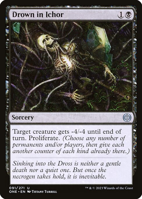 Drown in Ichor | ONE #91 | Nonfoil | English, catalog image
