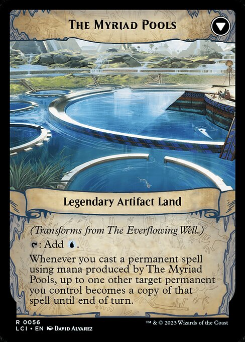 The Everflowing Well // The Myriad Pools, reverse face, catalog image