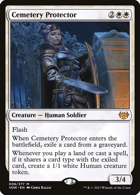 Cemetery Protector, VOW #6, English, catalog image