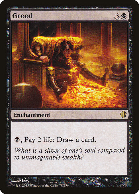 Greed, C13 #79, English, catalog image