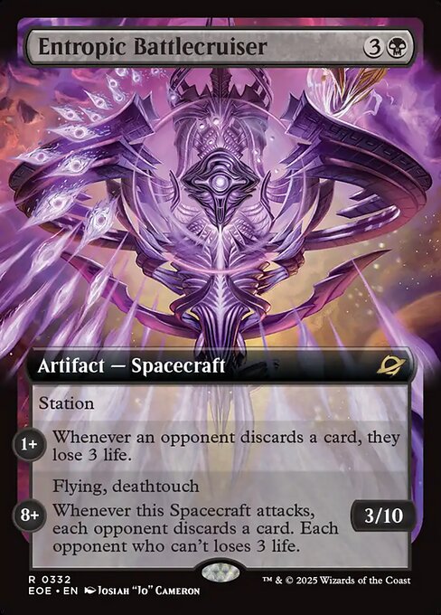 Entropic Battlecruiser | EOE #332 | Foil | English, catalog image