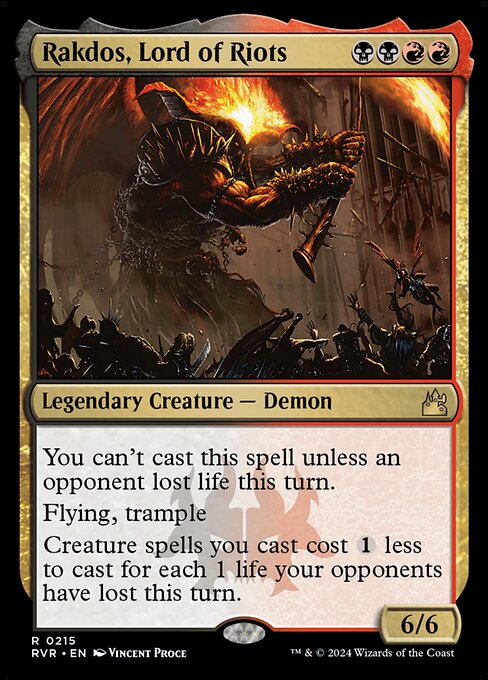 Rakdos, Lord of Riots, RVR #215, English, catalog image