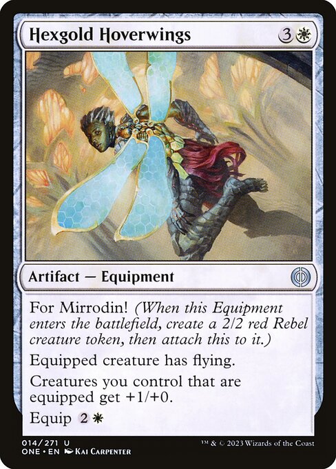 Hexgold Hoverwings | ONE #14 | Nonfoil | English, catalog image