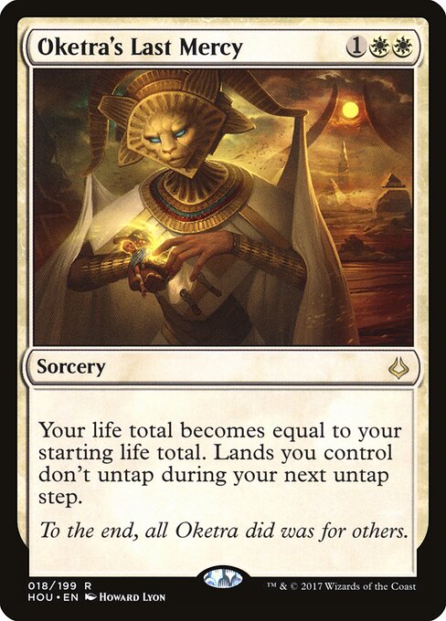 Oketra's Last Mercy | HOU #18 | Nonfoil | English, catalog image