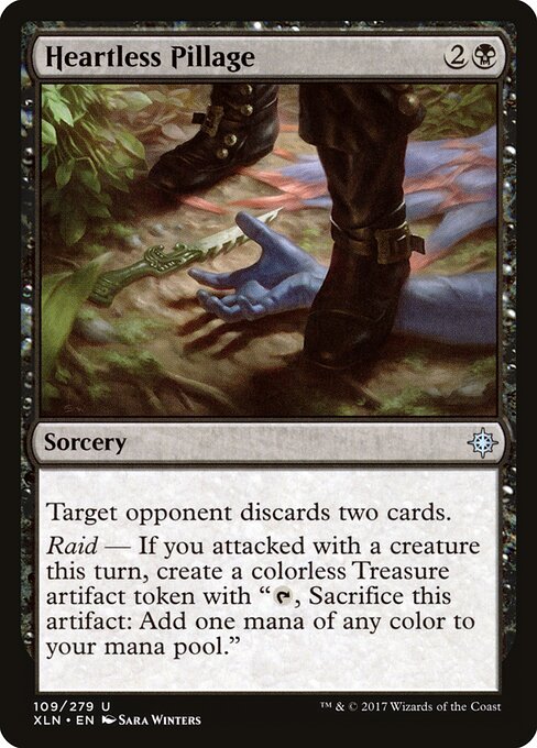 Heartless Pillage | XLN #109 | Nonfoil | English, catalog image