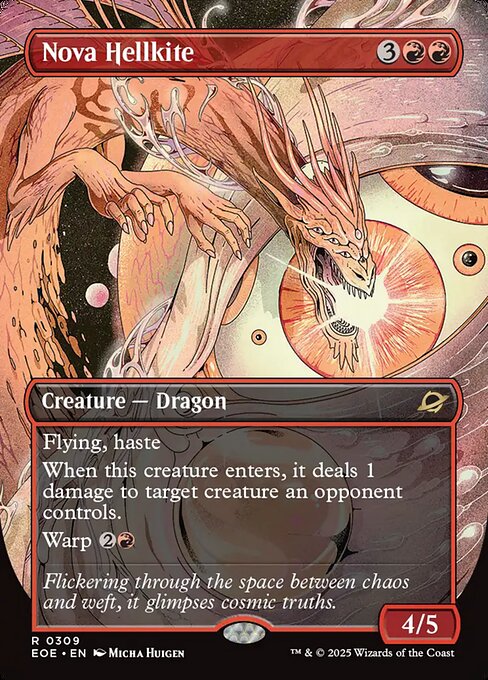 Nova Hellkite, EOE #309, English, catalog image