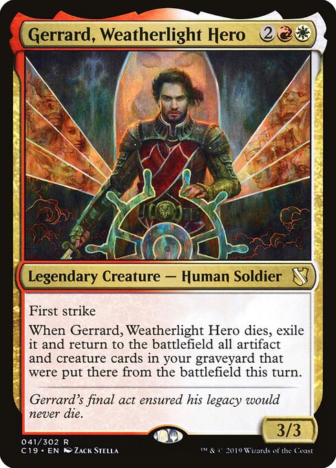 Gerrard, Weatherlight Hero | C19 #41 | Nonfoil | English, catalog image
