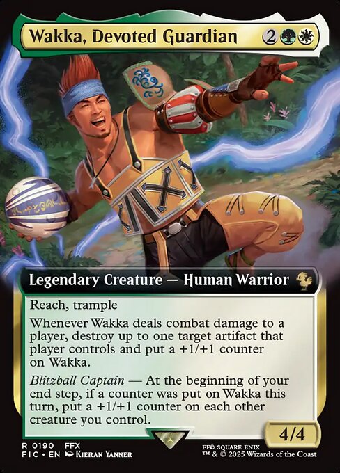 Wakka, Devoted Guardian, FIC #190, English, catalog image