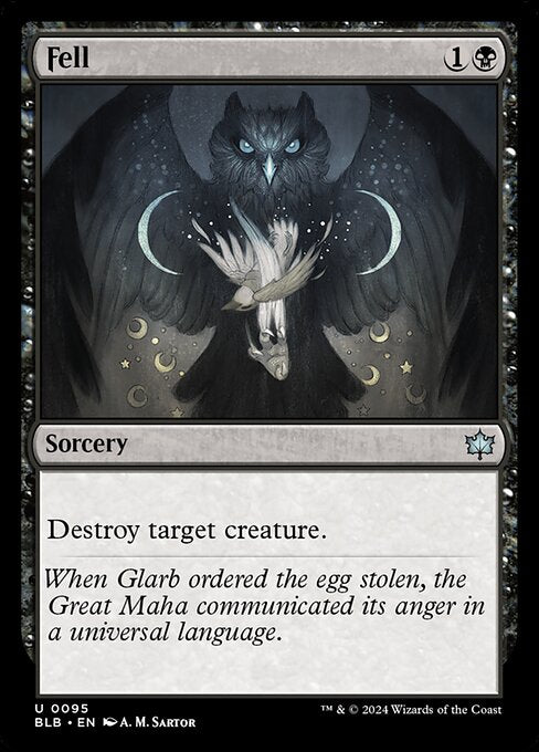Fell | BLB #95 | Foil | English, catalog image