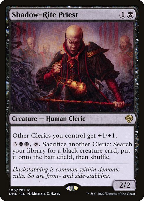 Shadow-Rite Priest | DMU #106 | Nonfoil | English, catalog image