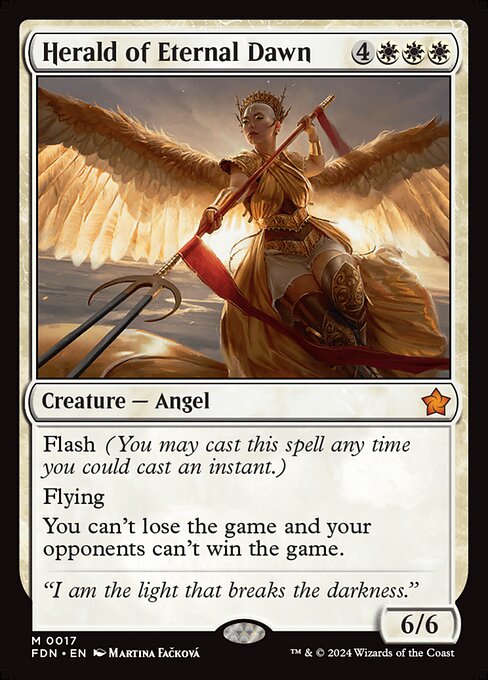 Herald of Eternal Dawn, FDN #17, English, catalog image
