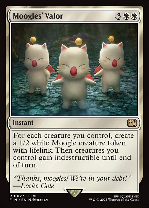 Moogles' Valor | FIN #27 | Nonfoil | English, catalog image