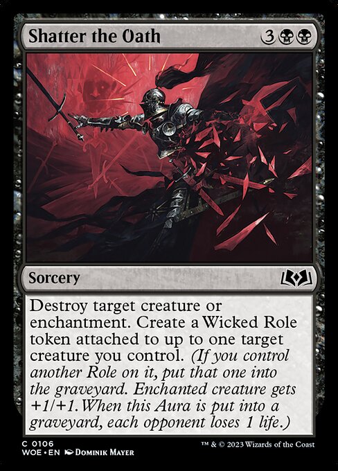 Shatter the Oath | WOE #106 | Nonfoil | English, catalog image