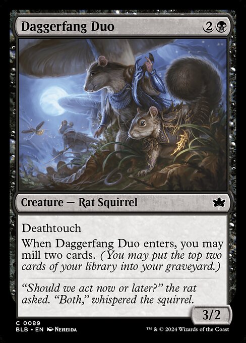 Daggerfang Duo | BLB #89 | Nonfoil | English, catalog image