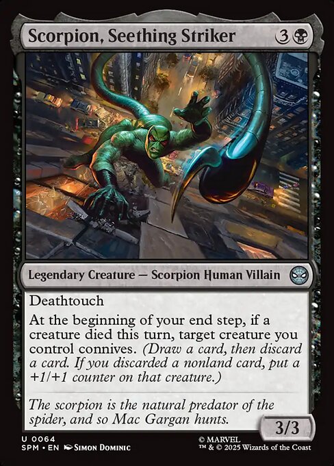 Scorpion, Seething Striker | SPM #64 | Nonfoil | English, catalog image