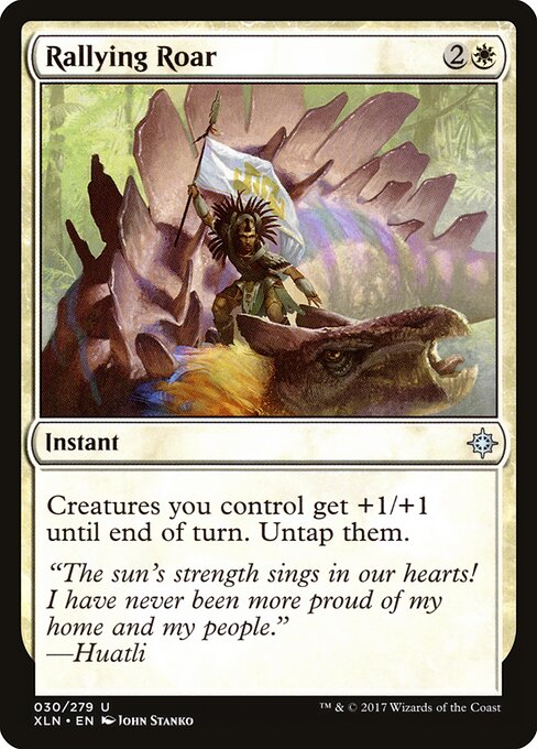 Rallying Roar | XLN #30 | Nonfoil | English, catalog image