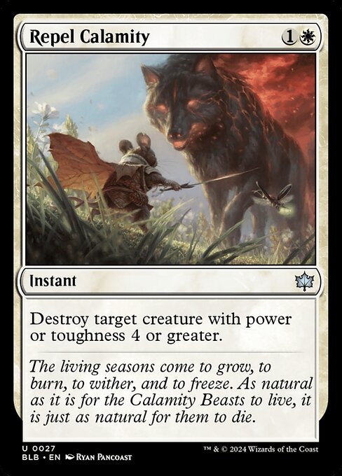 Repel Calamity | BLB #27 | Nonfoil | English, catalog image