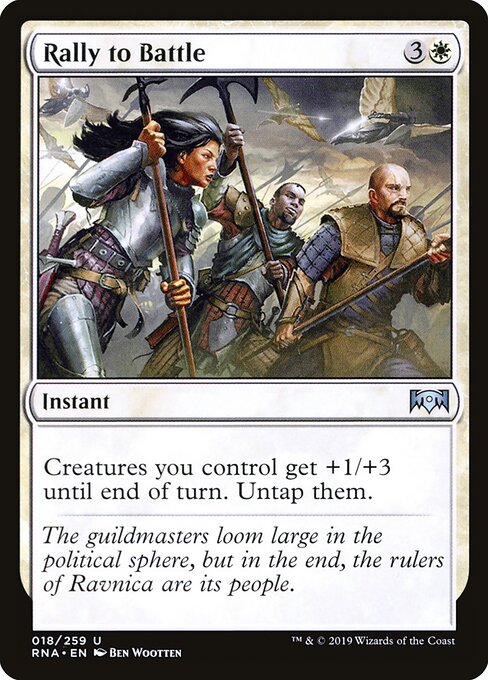 Rally to Battle | RNA #18 | Nonfoil | English, catalog image