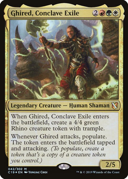 Ghired, Conclave Exile, C19 #42, English, catalog image