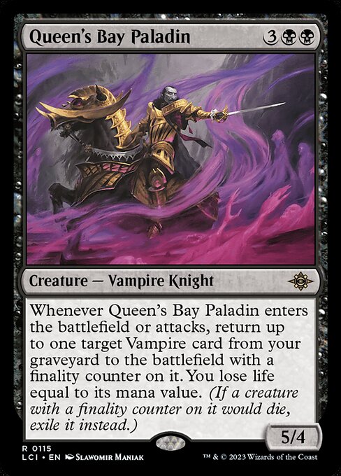Queen's Bay Paladin | LCI #115 | Nonfoil | English, catalog image