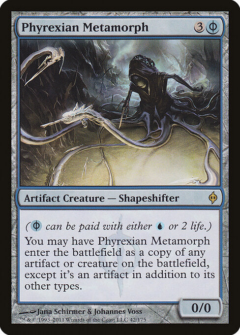 Phyrexian Metamorph, NPH #42, English, catalog image