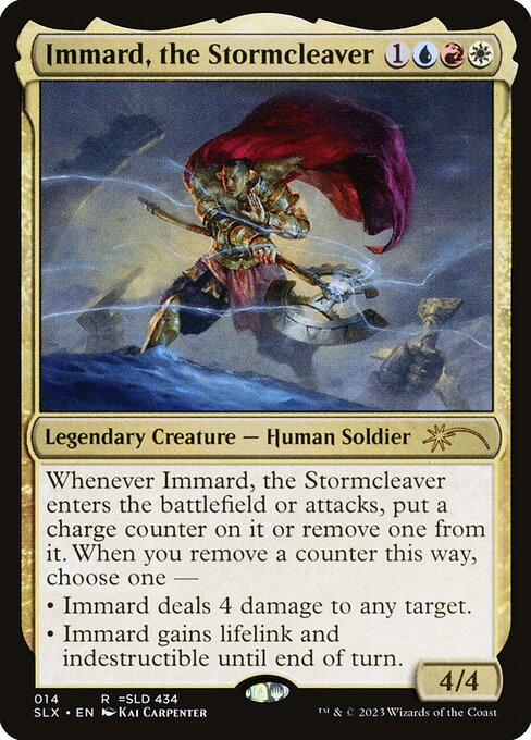 Immard, the Stormcleaver | SLX #14 | Nonfoil | English, catalog image