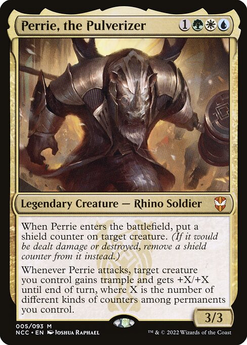 Perrie, the Pulverizer | NCC #5 | Nonfoil | English, catalog image