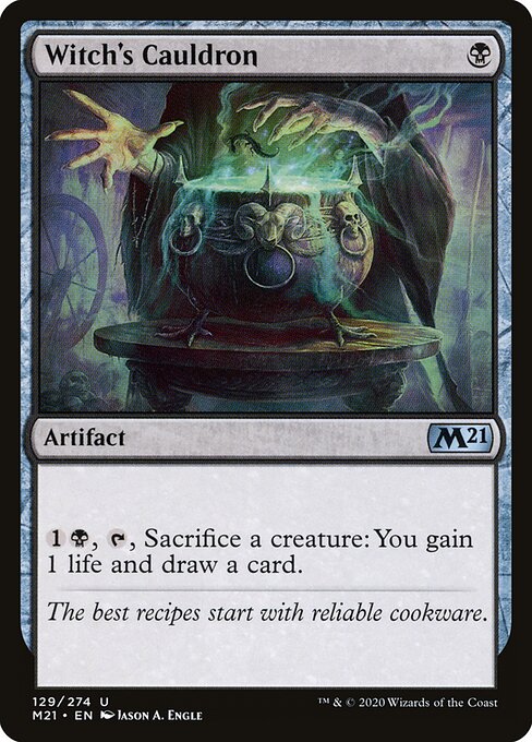 Witch's Cauldron | M21 #129 | Nonfoil | English, catalog image