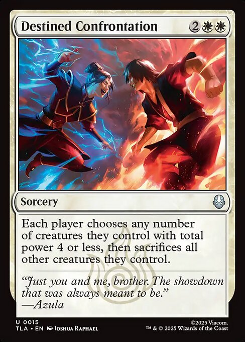 Destined Confrontation | TLA #15 | Nonfoil | English, catalog image