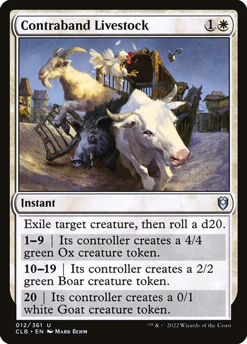Contraband Livestock | CLB #12 | Nonfoil | English, catalog image