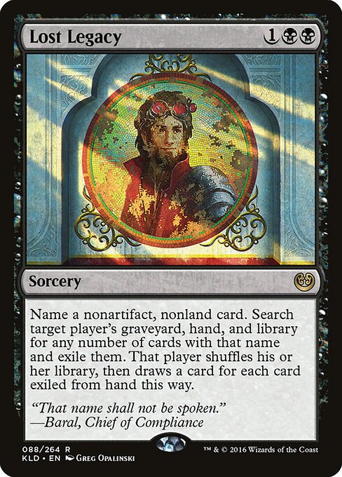 Lost Legacy | KLD #88 | Nonfoil | English, catalog image