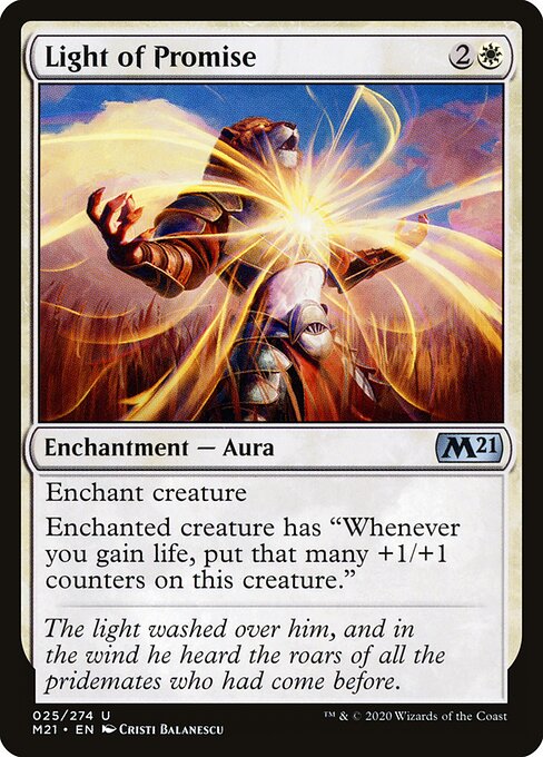 Light of Promise | M21 #25 | Nonfoil | English, catalog image