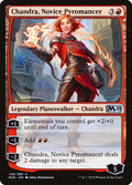 Chandra, Novice Pyromancer, M20 #128, English, catalog image