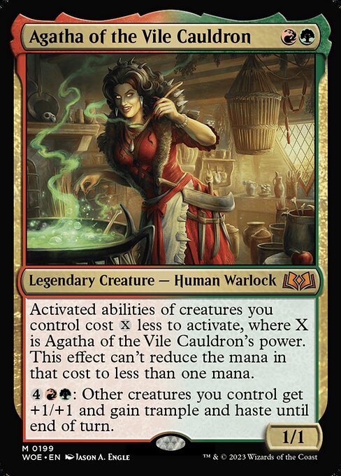 Agatha of the Vile Cauldron | WOE #199 | Nonfoil | English, catalog image