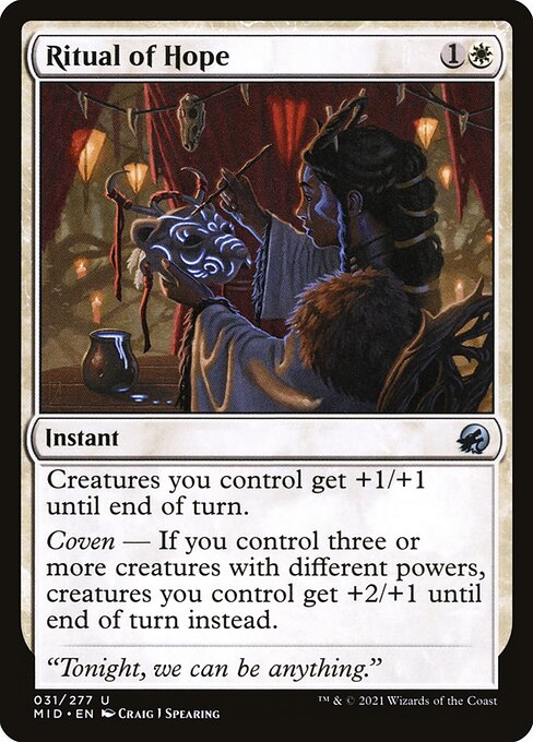 Ritual of Hope | MID #31 | Nonfoil | English, catalog image
