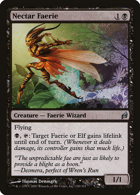 Nectar Faerie | LRW #130 | Nonfoil | English, catalog image