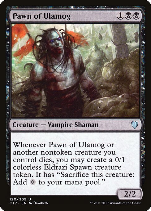 Pawn of Ulamog, C17 #120, English, catalog image