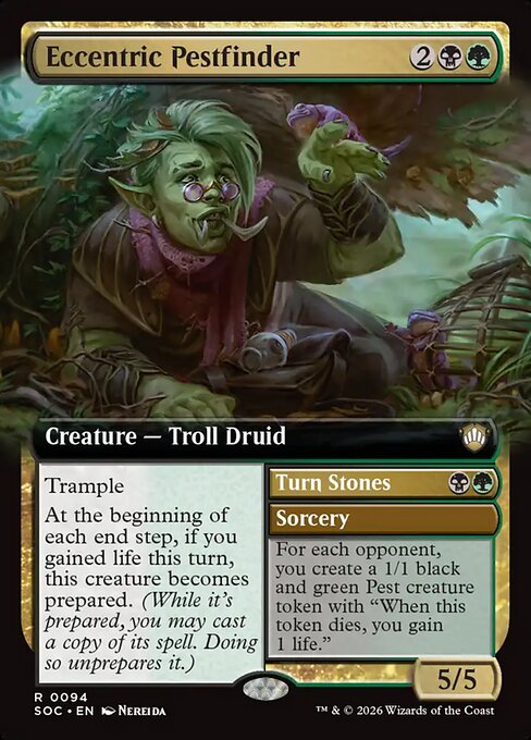 Eccentric Pestfinder // Turn Stones, SOC #94, English, catalog image