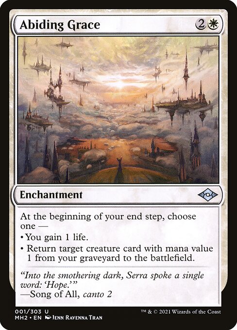 Abiding Grace | MH2 #1 | Nonfoil | English, catalog image