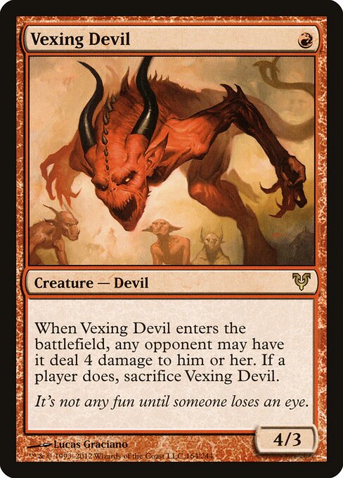 Vexing Devil, AVR #164, English, catalog image