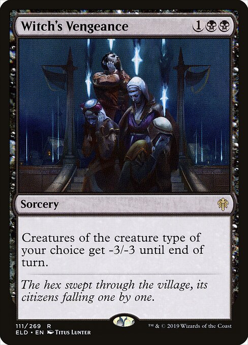 Witch's Vengeance | ELD #111 | Nonfoil | English, catalog image