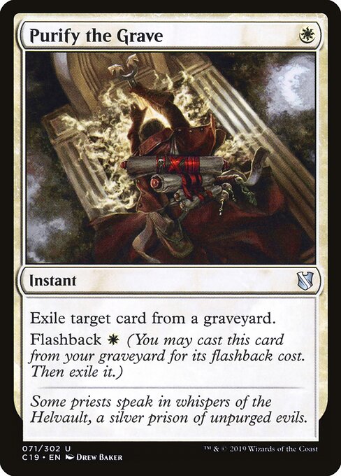 Purify the Grave | C19 #71 | Nonfoil | English, catalog image