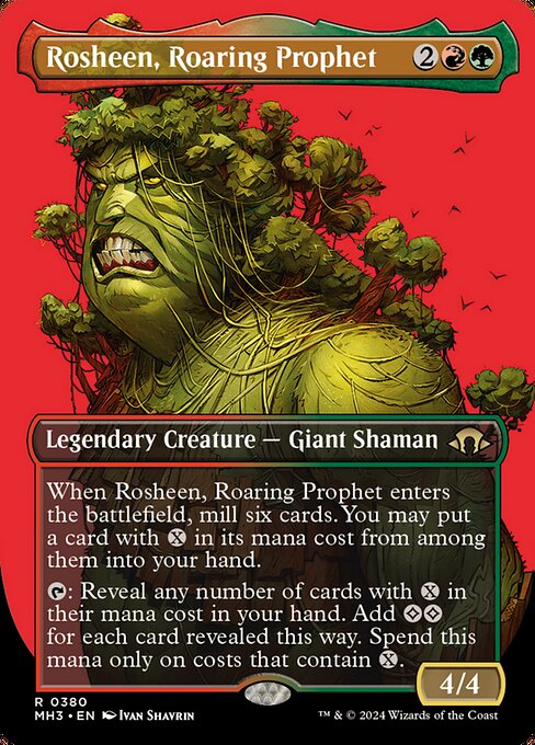 Rosheen, Roaring Prophet | MH3 #380 | Nonfoil | English, catalog image