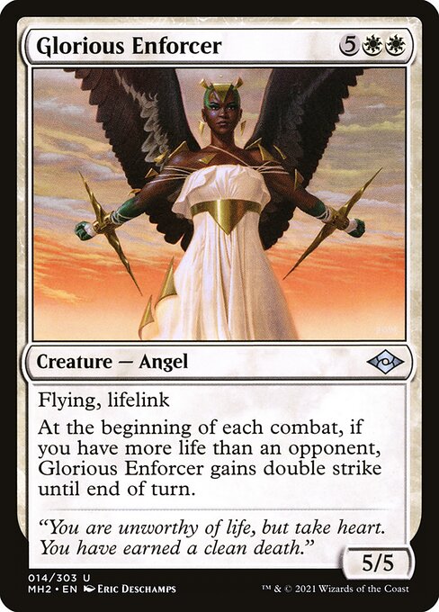 Glorious Enforcer | MH2 #14 | Nonfoil | English, catalog image