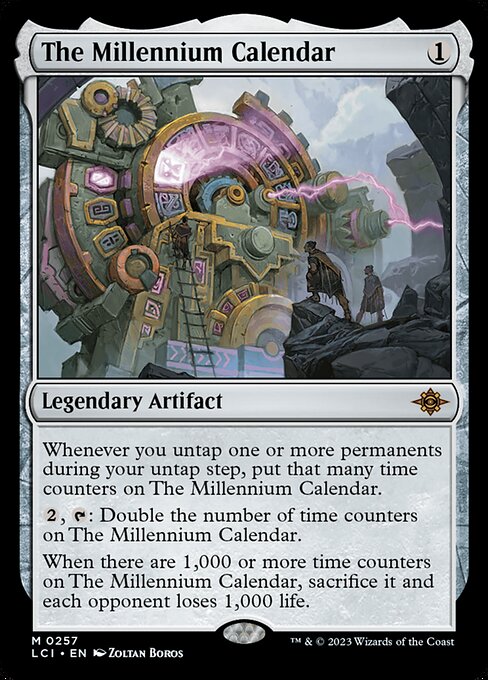 The Millennium Calendar, LCI #257, English, catalog image