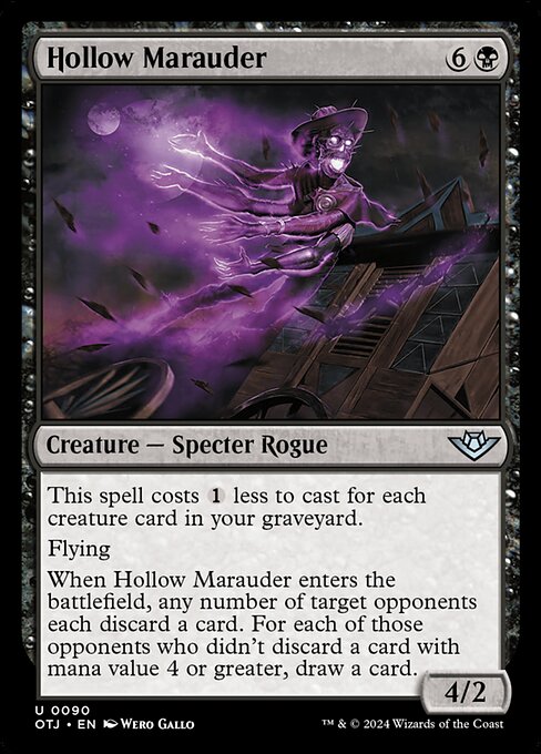 Hollow Marauder | OTJ #90 | Nonfoil | English, catalog image