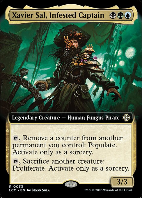 Xavier Sal, Infested Captain | LCC #33 | Foil | English, catalog image