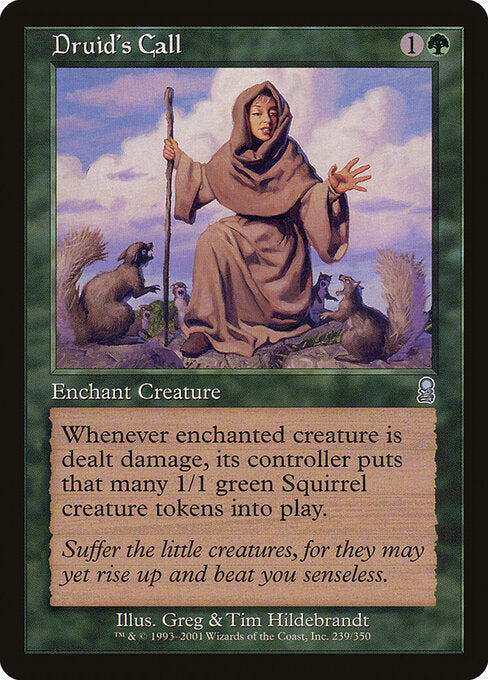 Druid's Call, ODY #239, English, catalog image